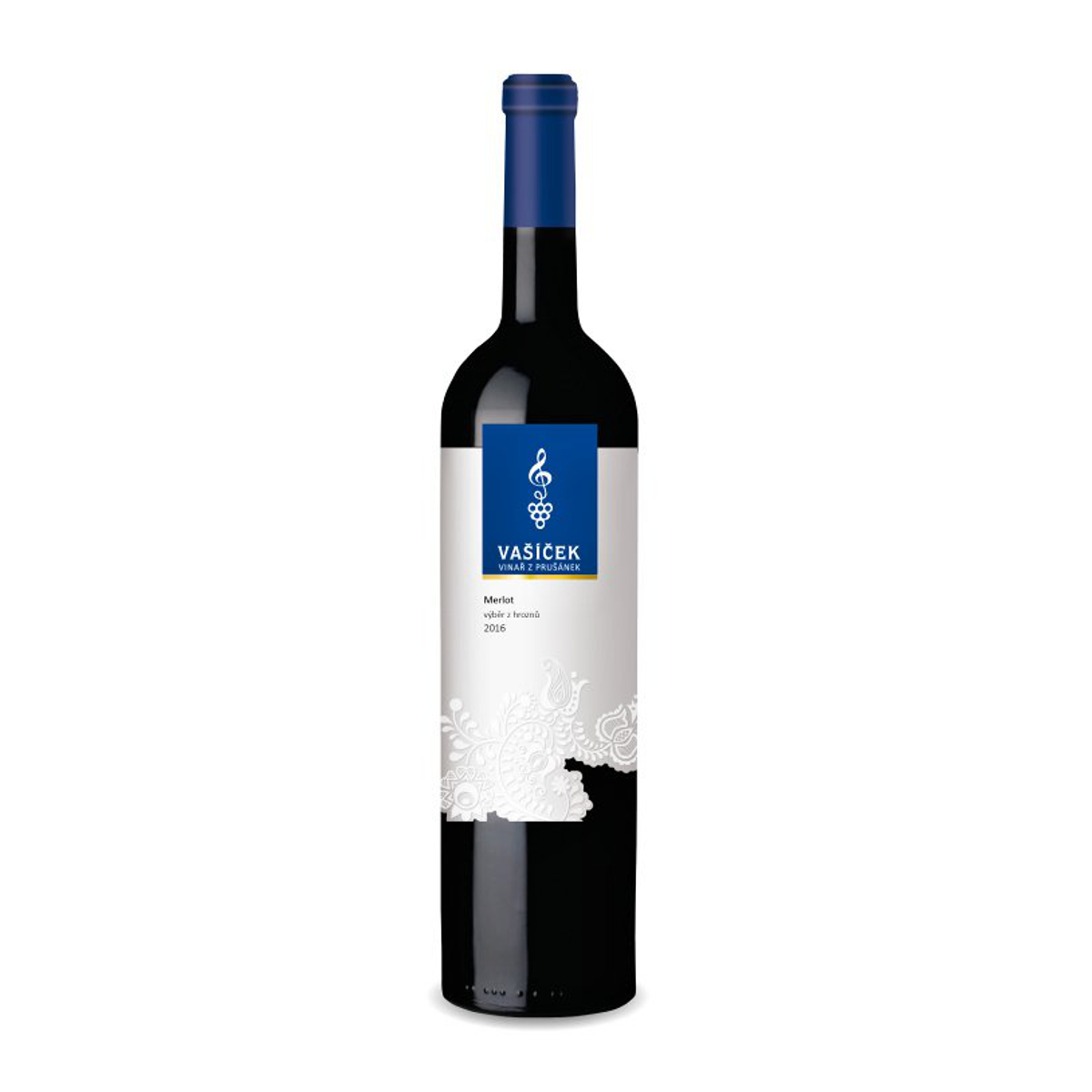 Obrázek Merlot 2016 reserva, výběr z hroznů, Vinařství Vašíček